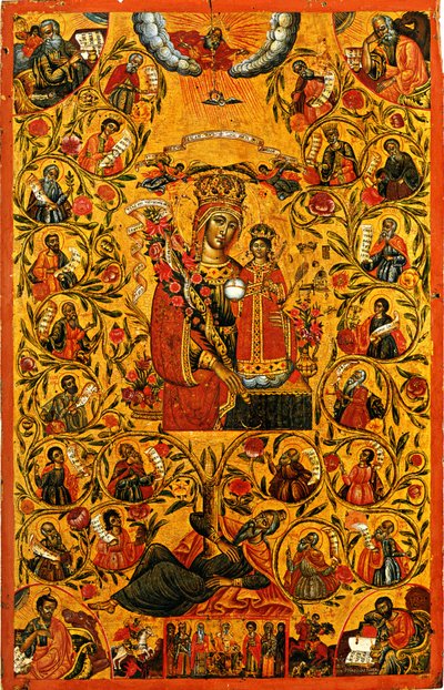 Fiore Incorruttibile (con il patriarca Jesse) da Unbekannt Unbekannt